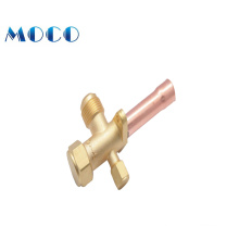 Air conditioner refrigeration valve/ac service split valve/brass fitting